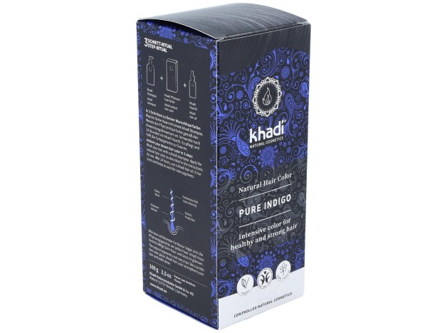 Khadi Tinte Indigo Natural Polvo 100G