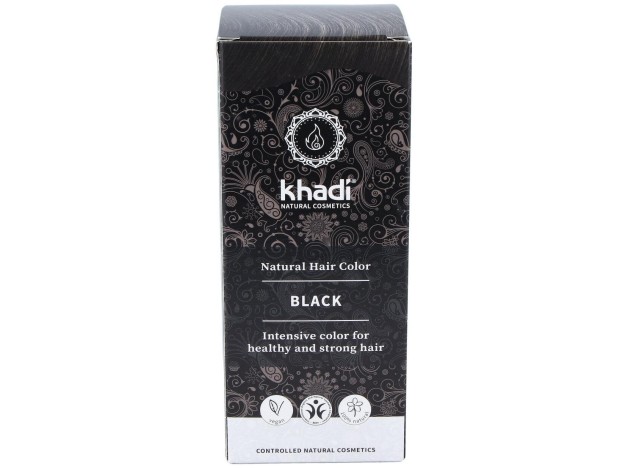 Khadi Tinte Negro Herbal 100% Vegetal 100G