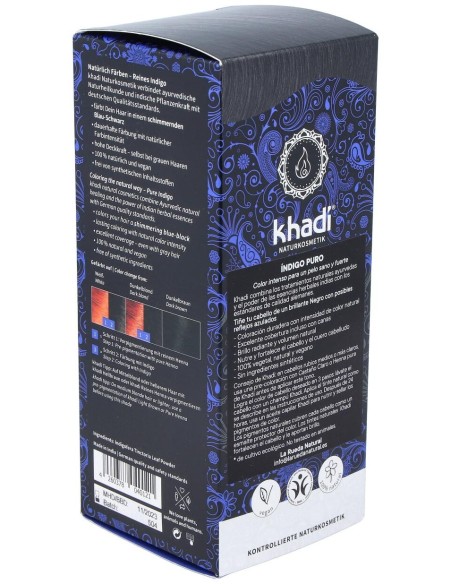 Khadi Tinte Indigo Natural Polvo 100G