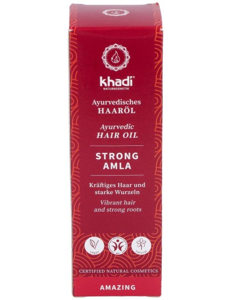 Khadi Amla Aceite Fortalecedor Capilar Brillo 50Ml