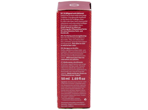 Khadi Amla Aceite Fortalecedor Capilar Brillo 50Ml