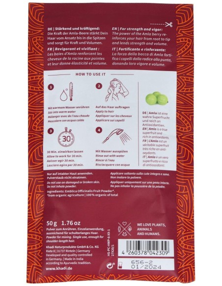 Mascarilla Capilar Amla 50Gr.