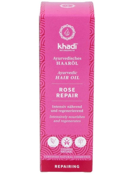 Aceite Capilar Rosa Reparador Cabello Dañado 50Ml.