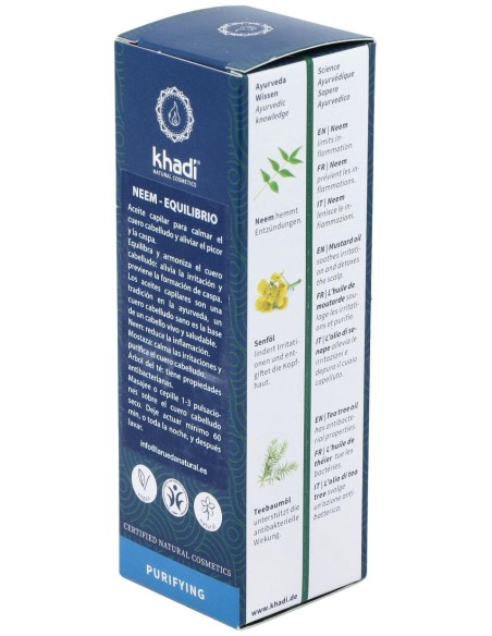 Aceite Capilar Neem Equilibra Cuero Cabelludo 50Ml