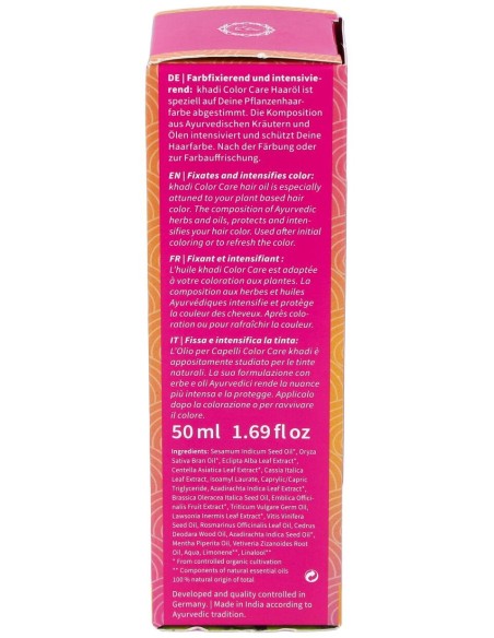 Khadi Aceite Capilar Cuidado Color 50Ml