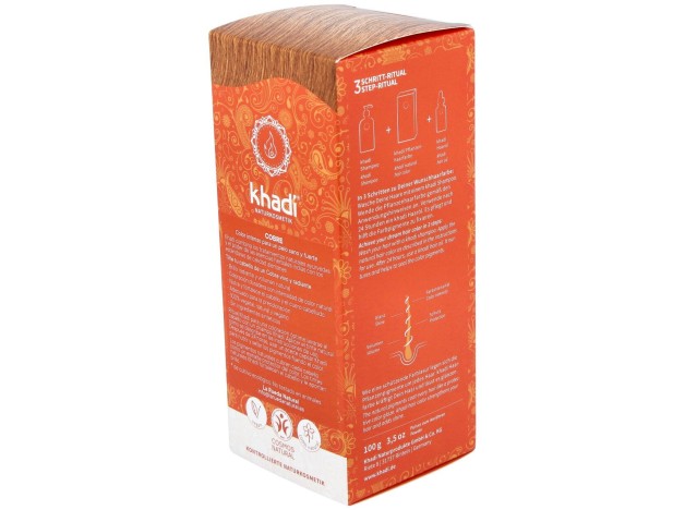 Khadi Herbal Color Cobre Brillante Rubio Y...