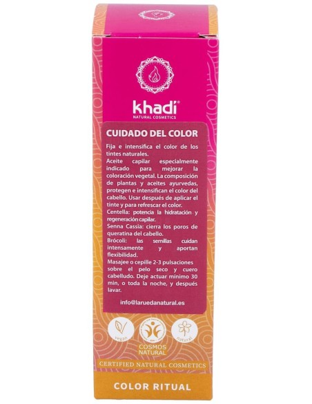 Khadi Aceite Capilar Cuidado Color 50Ml
