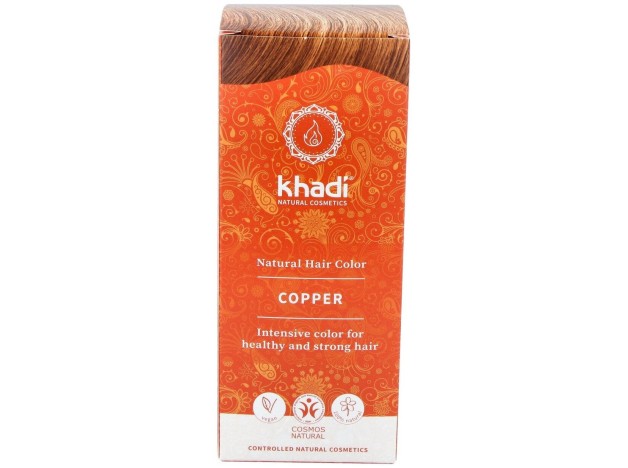 Khadi Herbal Color Cobre Brillante Rubio Y...