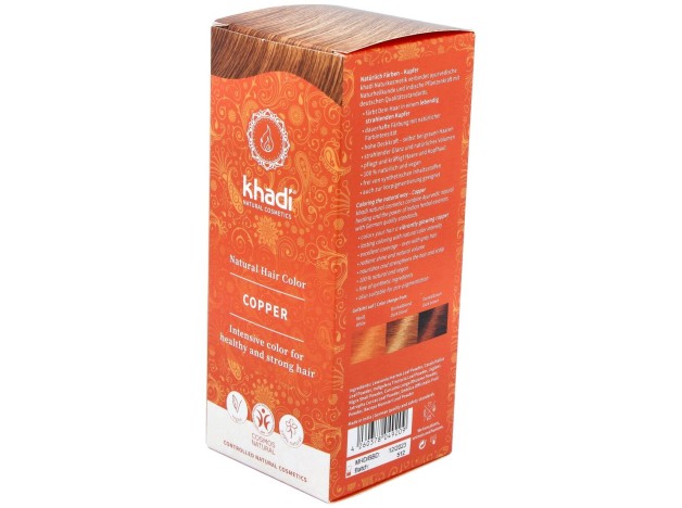 Khadi Herbal Color Cobre Brillante Rubio Y...