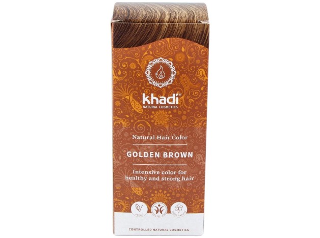 Khadi Tinte Castaño Dorado 100% Vegetal 100G