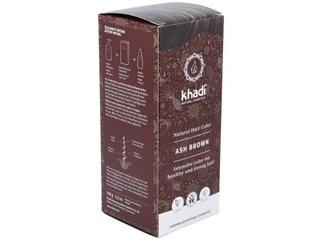 Khadi Tinte Castaño Ceniza 100% Vege 100G
