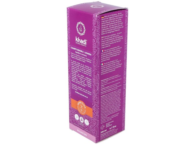 Khadi Champú De Lavanda Para Cabellos Delicados...