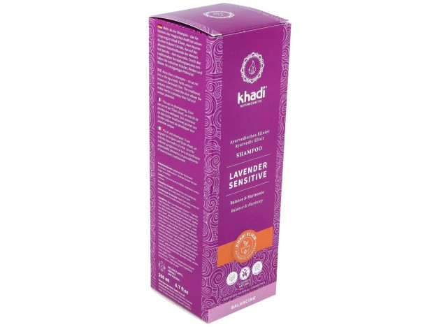 Khadi Champú De Lavanda Para Cabellos Delicados...