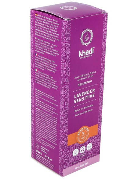 Khadi Champú De Lavanda Para Cabellos Delicados 200Ml