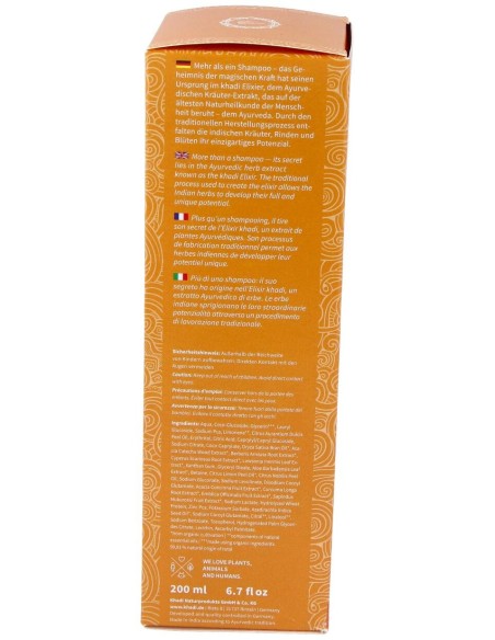 Khadi Champú Vitalidad Naranja 200Ml