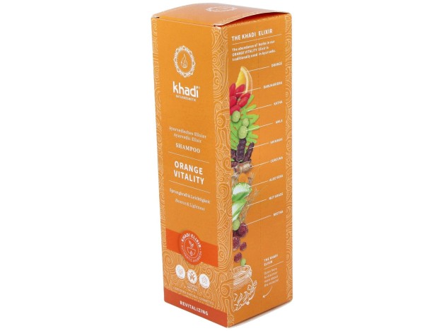 Khadi Champú Vitalidad Naranja 200Ml