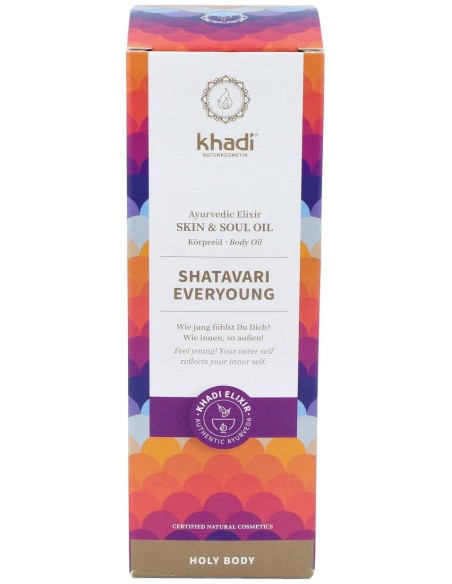 Khadi Aceite Elixir Ayurveda Anti Edad Shatavari 100Ml