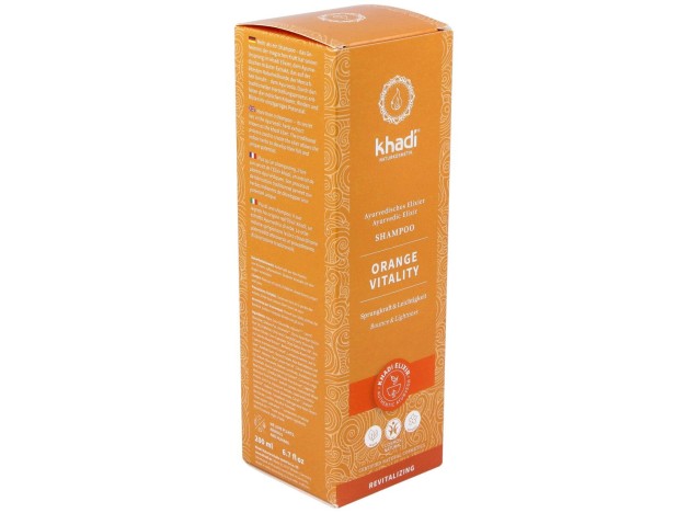 Khadi Champú Vitalidad Naranja 200Ml