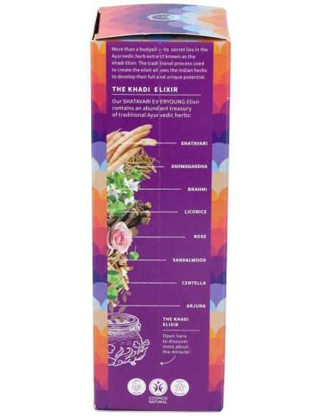 Khadi Aceite Elixir Ayurveda Anti Edad Shatavari 100Ml