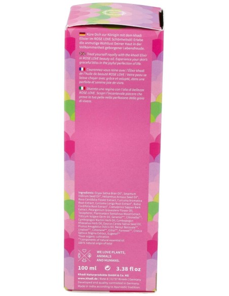 Aceite Elixir Ayurveda Rosa Regenerante 100Ml.