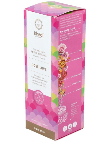 Aceite Elixir Ayurveda Rosa Regenerante 100Ml.