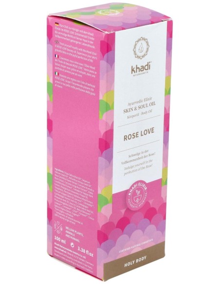 Aceite Elixir Ayurveda Rosa Regenerante 100Ml.