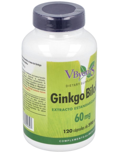 Vbyotics Ginkgo Biloba 60Mg 120Caps