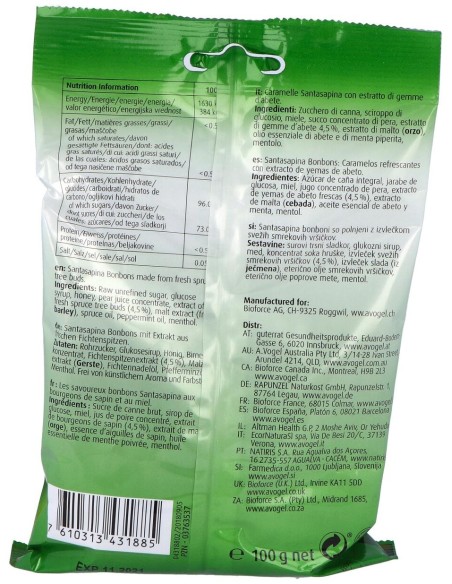 Santasapina Bombons 100Gr.