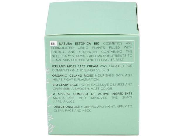 Crema Facial Musgo De Islandia 50Ml. Bio