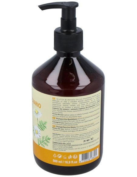 Champu Uso Diario Romero Y Manzanilla 6Udsx500Ml.