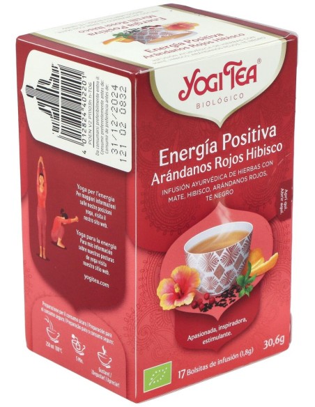 Yogi Tea Energia Positiva Arandano Hibisco 17Inf.