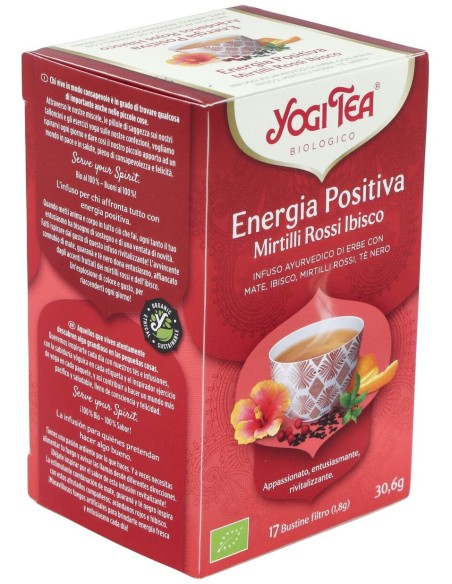 Yogi Tea Energia Positiva Arandano Hibisco 17Inf.