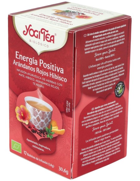 Yogi Tea Energia Positiva Arandano Hibisco 17Inf.