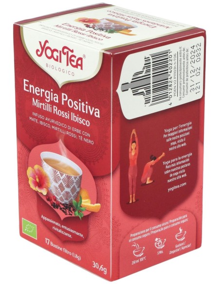 Yogi Tea Energia Positiva Arandano Hibisco 17Inf.