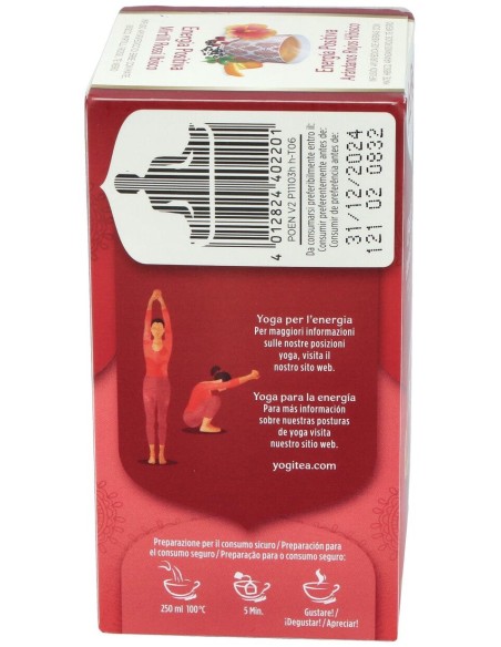 Yogi Tea Energia Positiva Arandano Hibisco 17Inf.