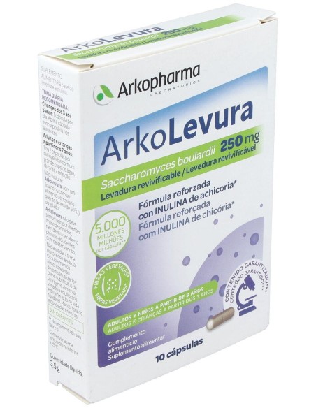 Arkopharma Arkolevura Saccharomyces Boulardii 250Mg 10Caps
