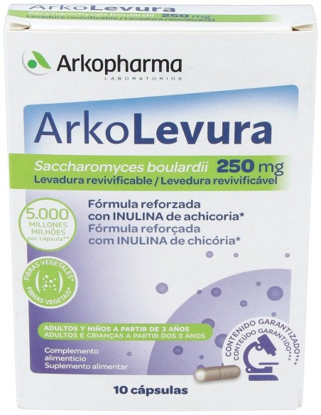Arkopharma Arkolevura Saccharomyces Boulardii 250Mg 10Caps