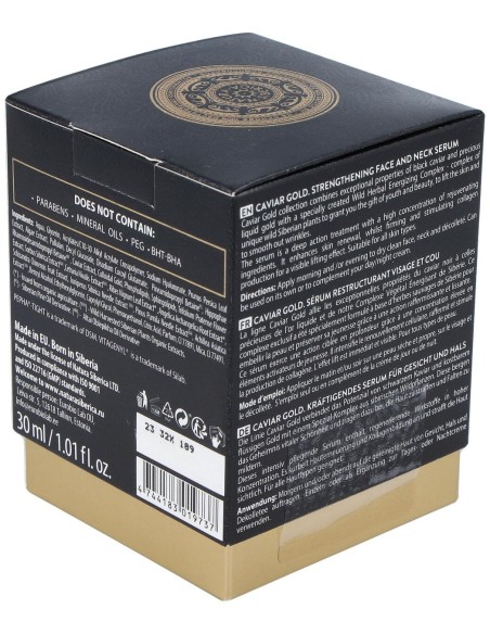 Natura Siberica Caviar Gold Serum Reafirmante Para Rostro Y Cuello 30 Ml