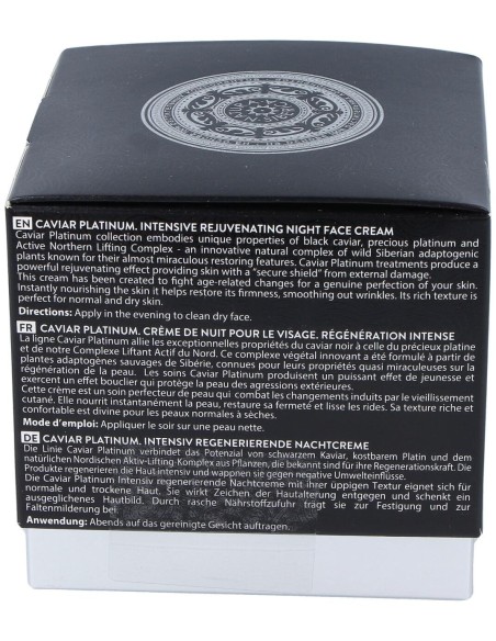 Natura Siberica Caviar Platinum Crema De Noche Rejuvenecimiento Intensivo 50Ml
