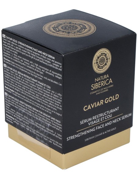 Natura Siberica Caviar Gold Serum Reafirmante Para Rostro Y Cuello 30 Ml