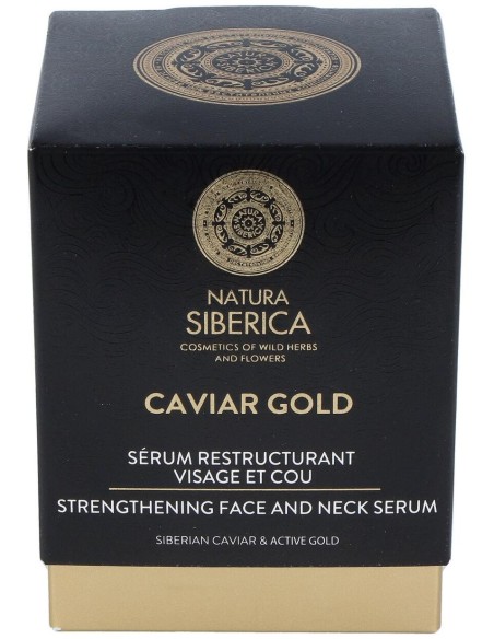 Natura Siberica Caviar Gold Serum Reafirmante Para Rostro Y Cuello 30 Ml