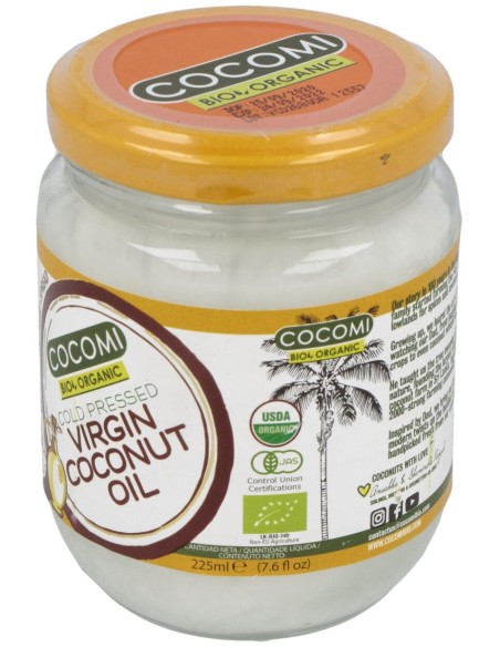 Aceite De Coco Virgen 225Ml Bio