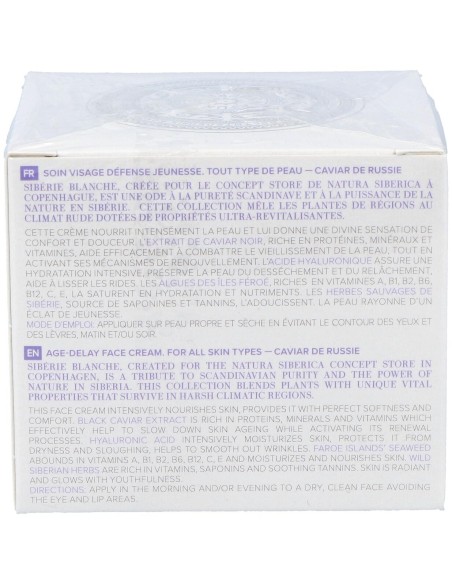 Natura Siberica Crema Facial Anti-Age Caviar De Rusia 50 Ml