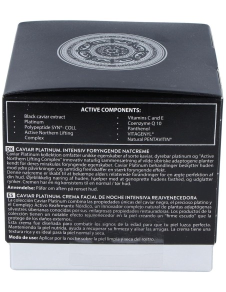 Natura Siberica Caviar Platinum Crema De Noche Rejuvenecimiento Intensivo 50Ml