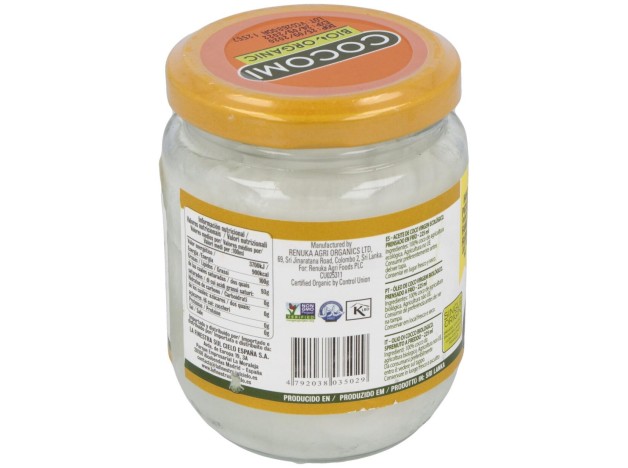 Aceite De Coco Virgen 225Ml Bio