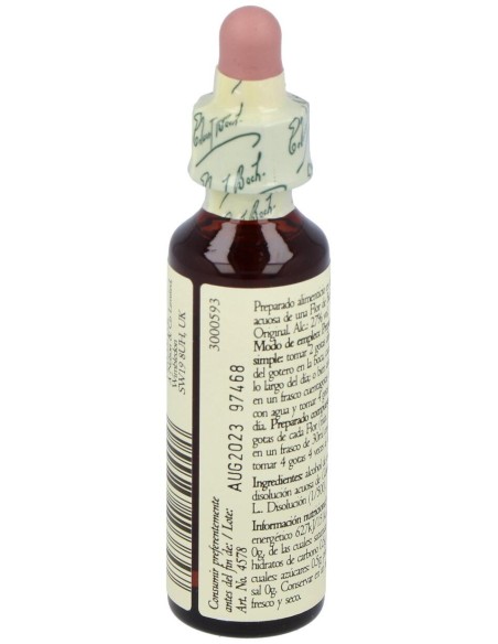 Flores Bach Chicory Achicoria 20Ml.