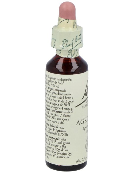 Flores Bach Agrimony Agrimonia 20Ml.