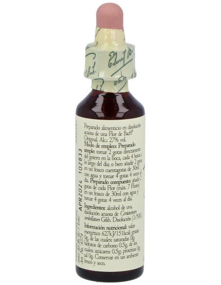 Flores Bach Centaury Centaura Menor 20Ml.