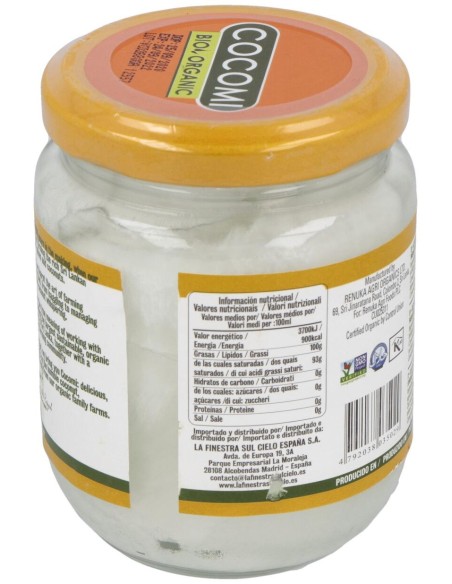 Aceite De Coco Virgen 225Ml Bio