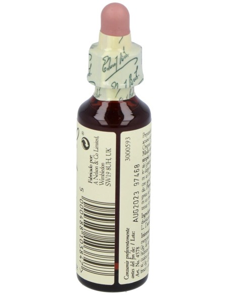 Flores Bach Chicory Achicoria 20Ml.
